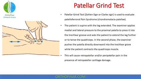 clarke compression tester|clarke's test patellofemoral.